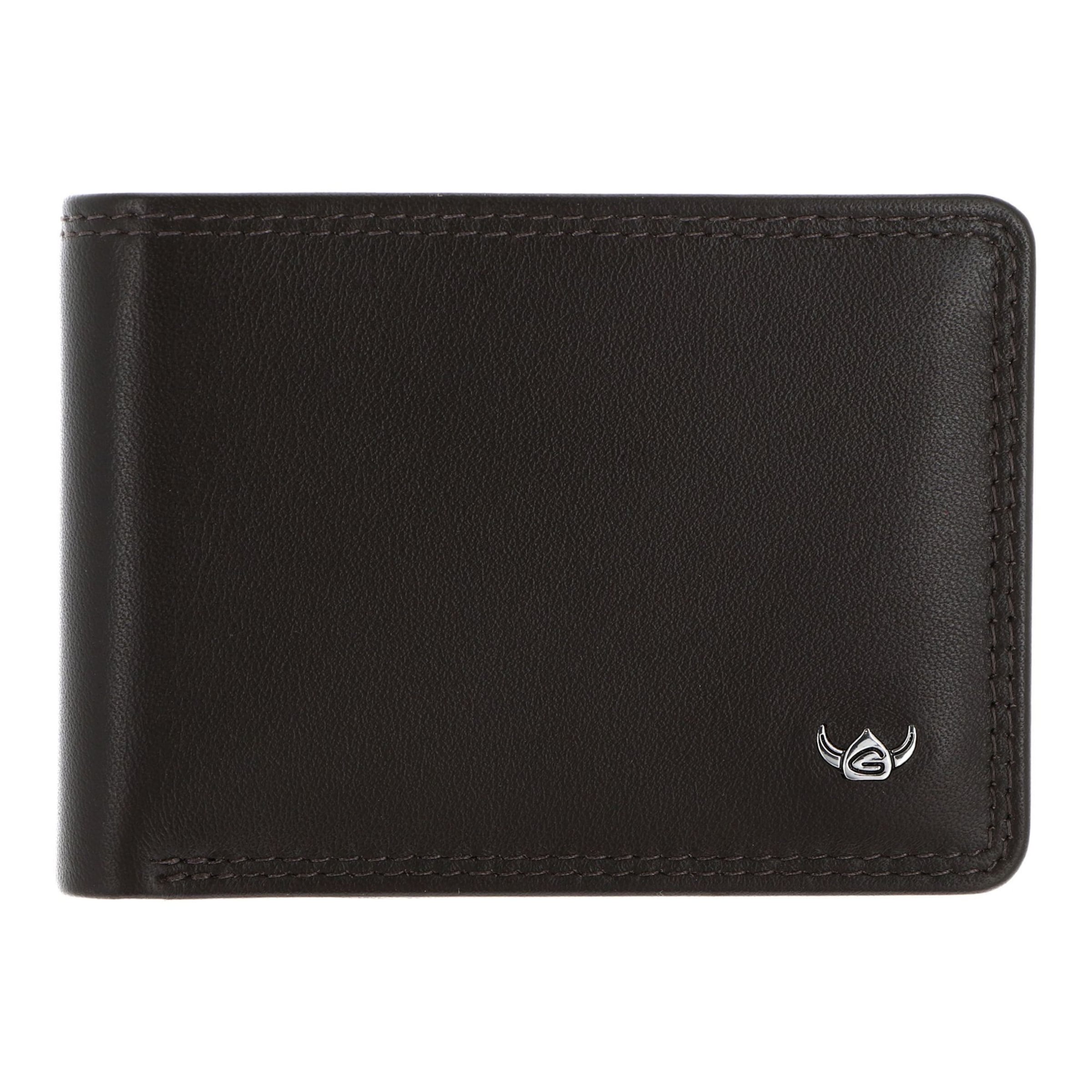GOLDEN HEAD Wallet 'Polo' in Brown: front