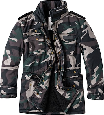 FALKENSTEJN Between-seasons parka 'Surplus Parka' in Black: front