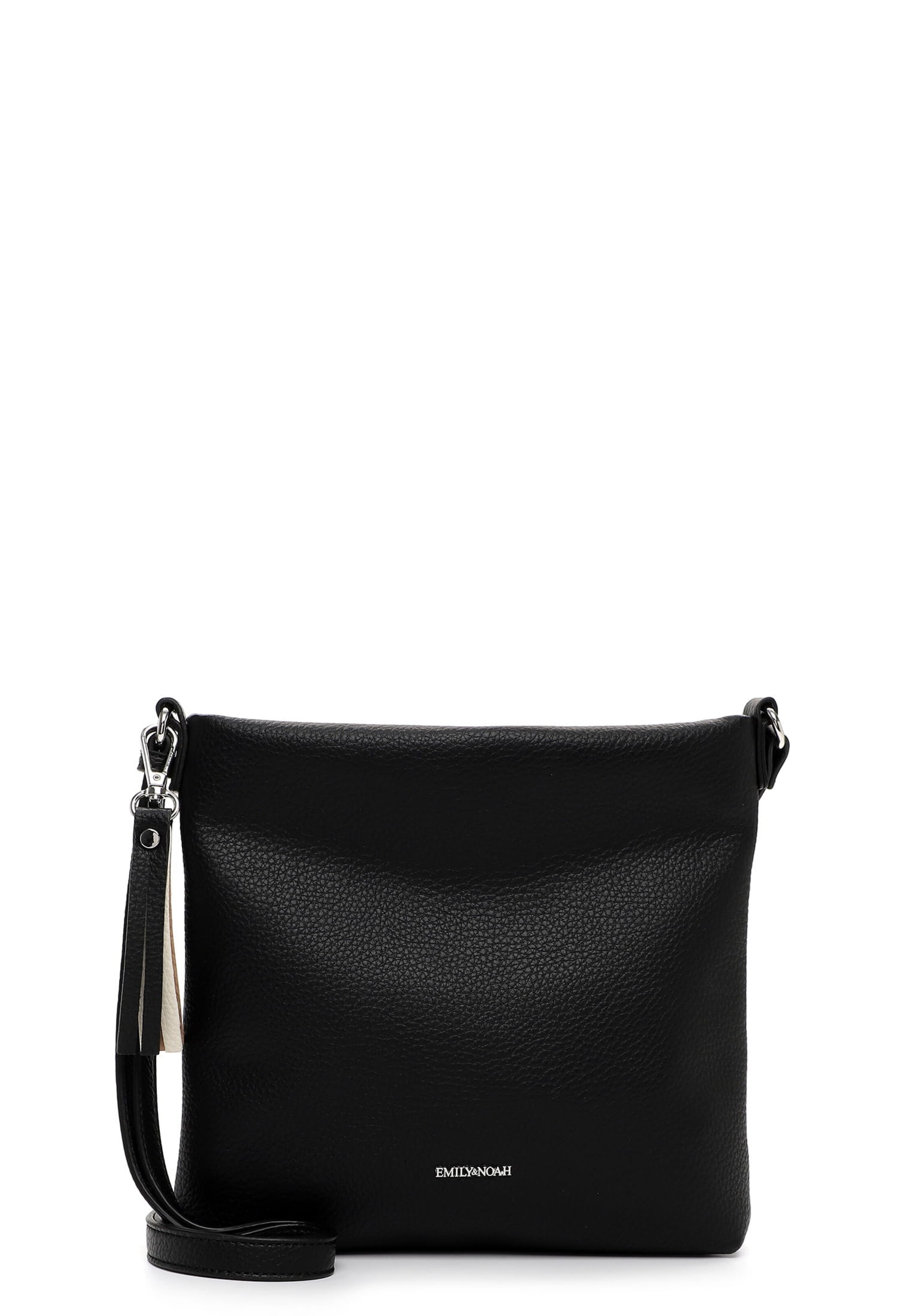 Borsa a tracolla 'Jeanine' di Emily & Noah in nero: frontale