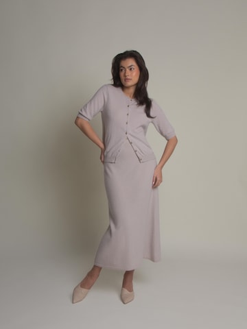 Fiora Muse Knit cardigan in Beige