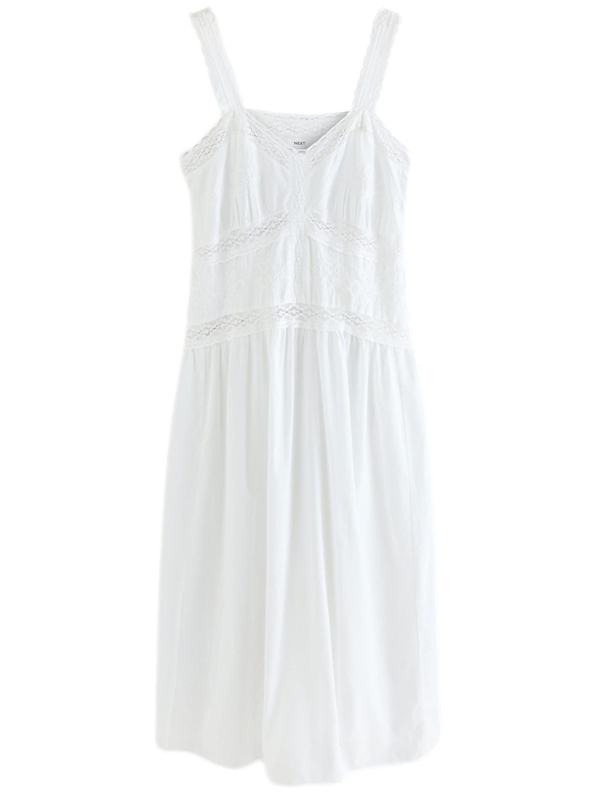 Next Καλοκαιρινό φόρεμα σε λευκό, Άποψη προϊόντος