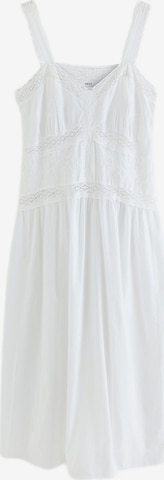 NextLjetna haljina - bijela boja: prednji dio
