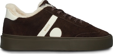 BLACKSTONE Låg sneaker 'QUARTZ AUDEN' i brun: framsida