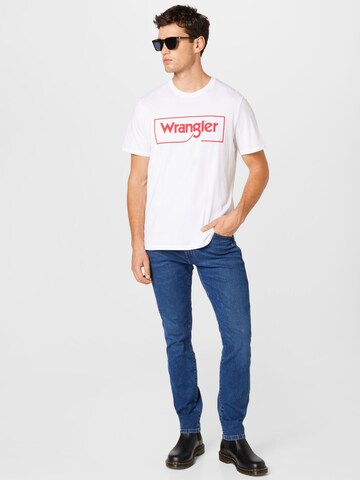 WRANGLER T-Shirt in Weiß