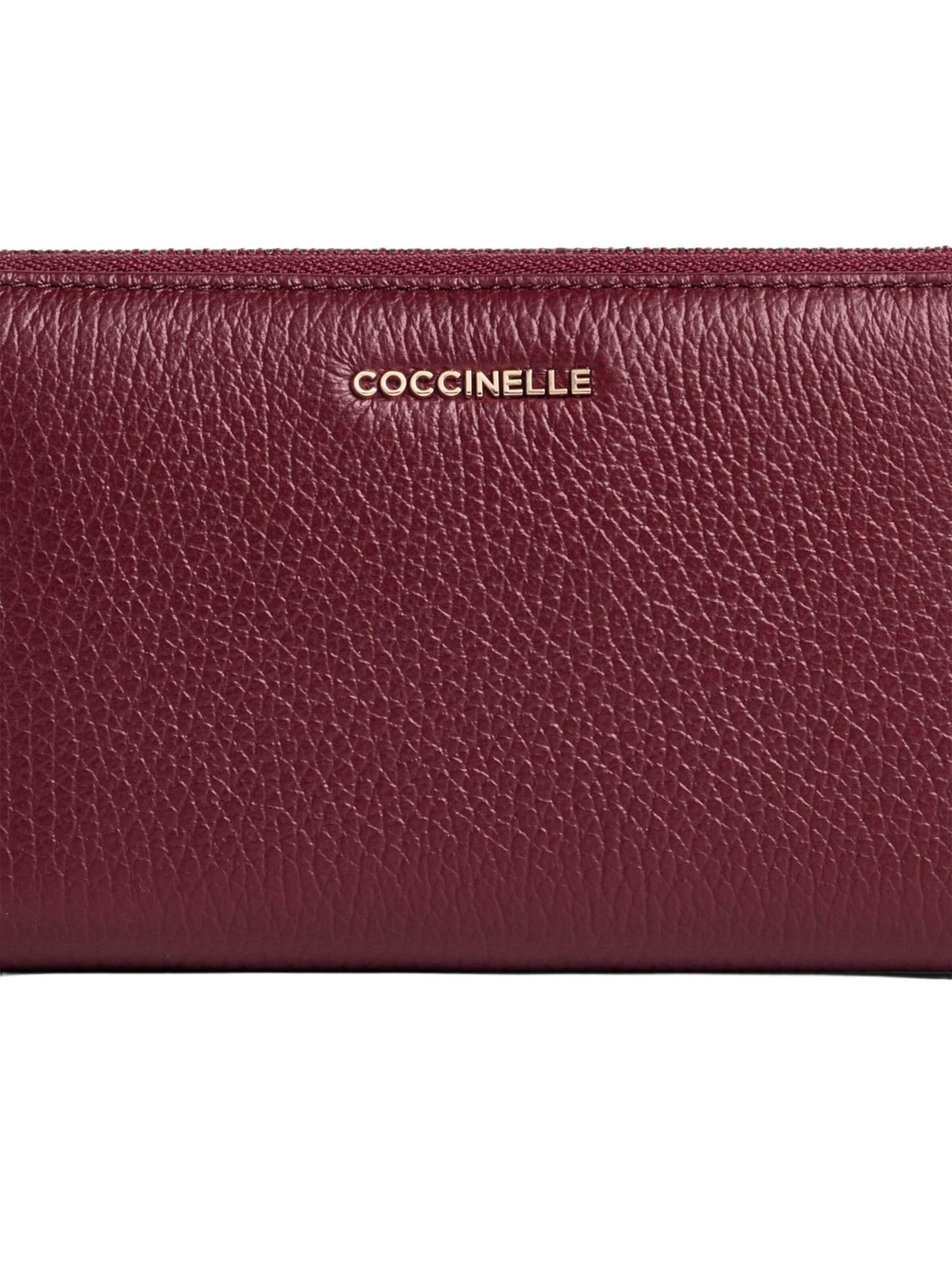 Portamonete 'COCCINELLE METALLIC 9' di Coccinelle in rosso