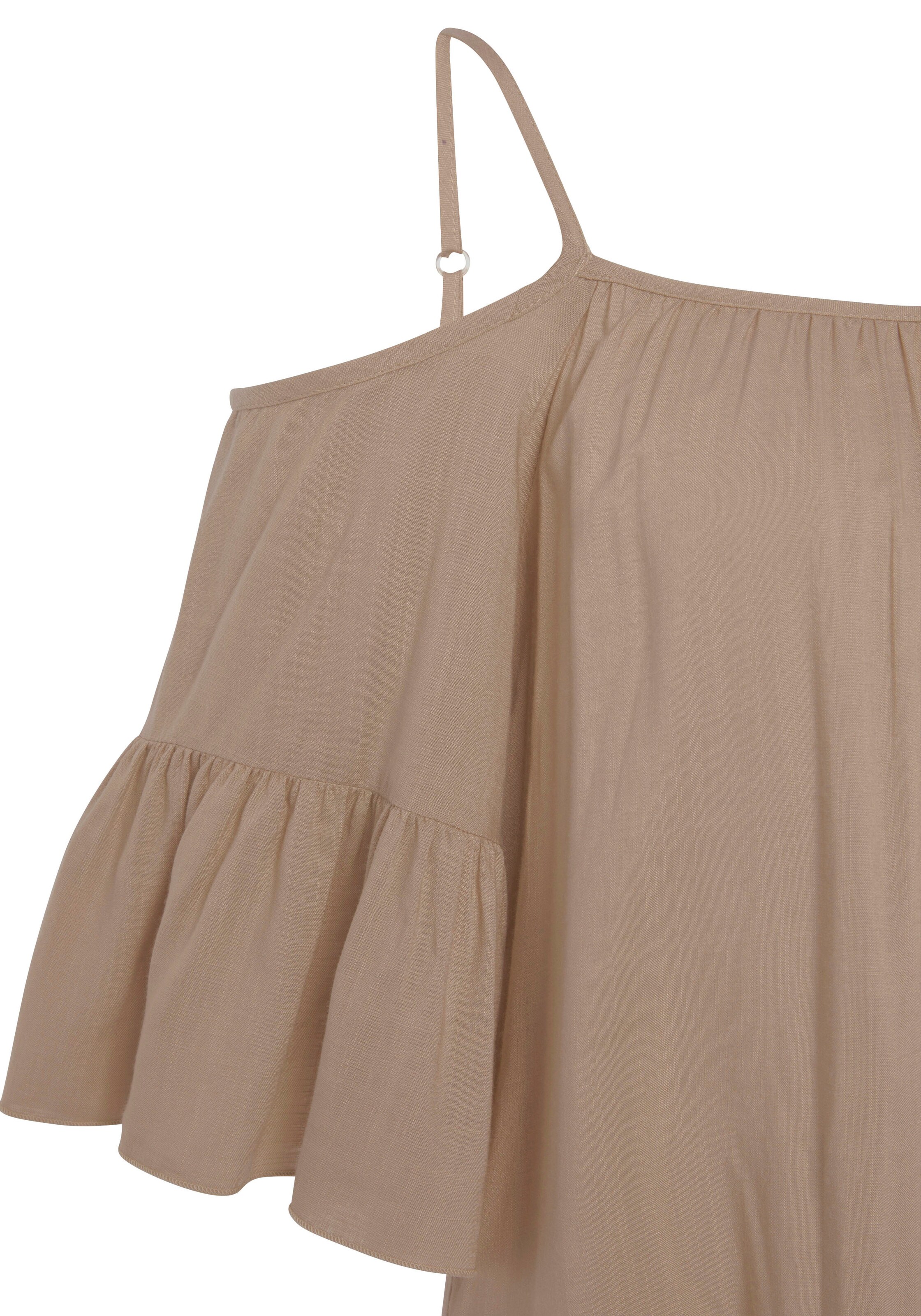BUFFALO Bluse i beige