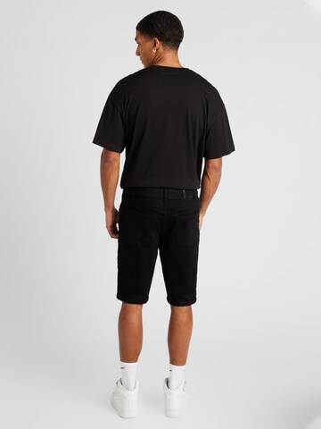 AÉROPOSTALE Slimfit Shorts in Schwarz