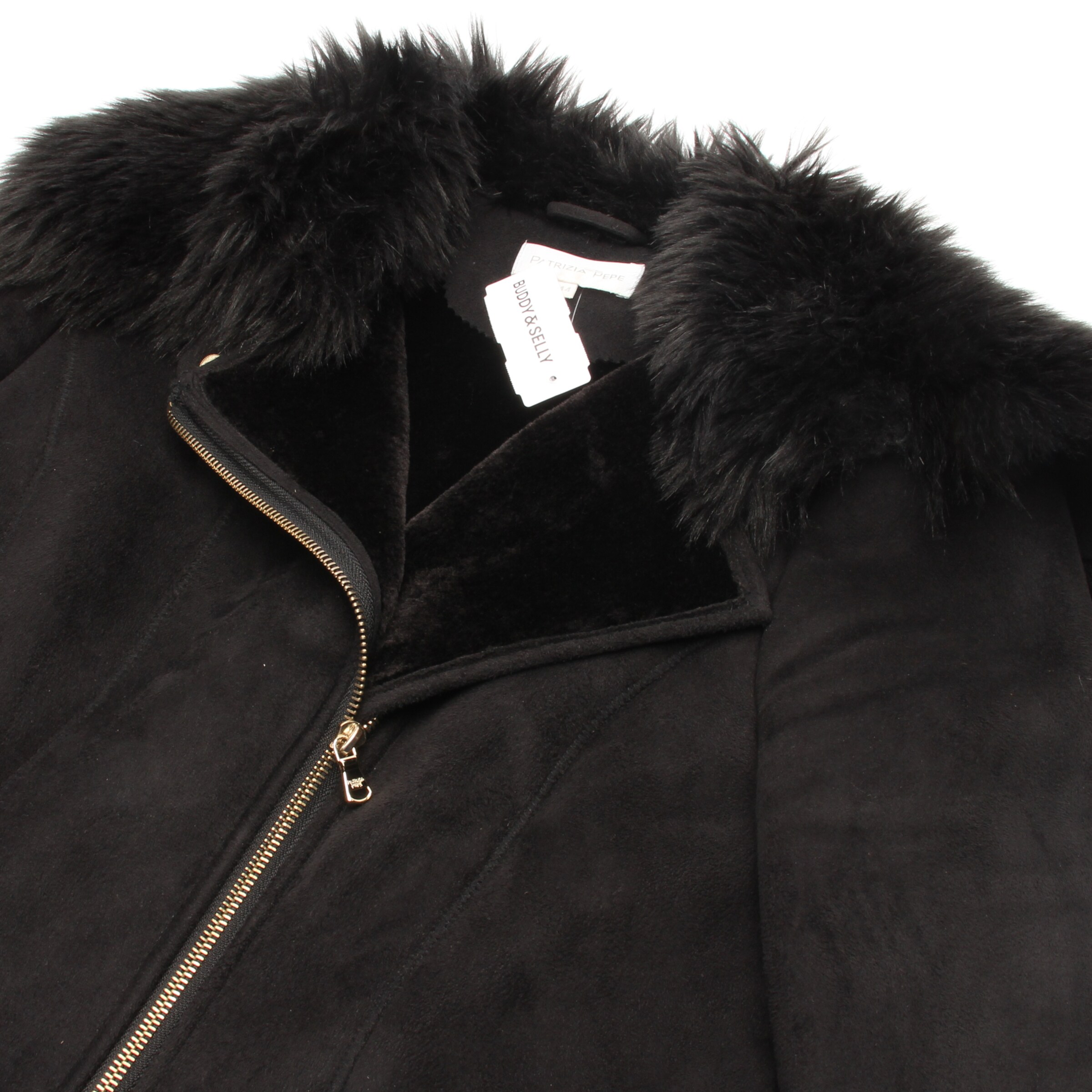 PATRIZIA PEPE Jacket & Coat in M in Black