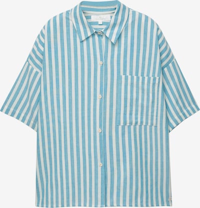 Pull&Bear Bluse in XS in hellblau / weiß, Produktansicht