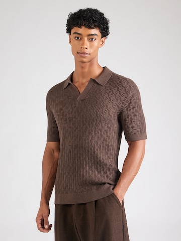 Abercrombie & Fitch Πουλόβερ σε καφέ: μπροστά