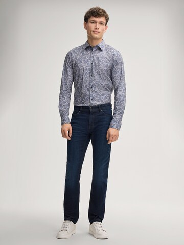 JOOP! Slim fit Button Up Shirt 'Pit' in Blue
