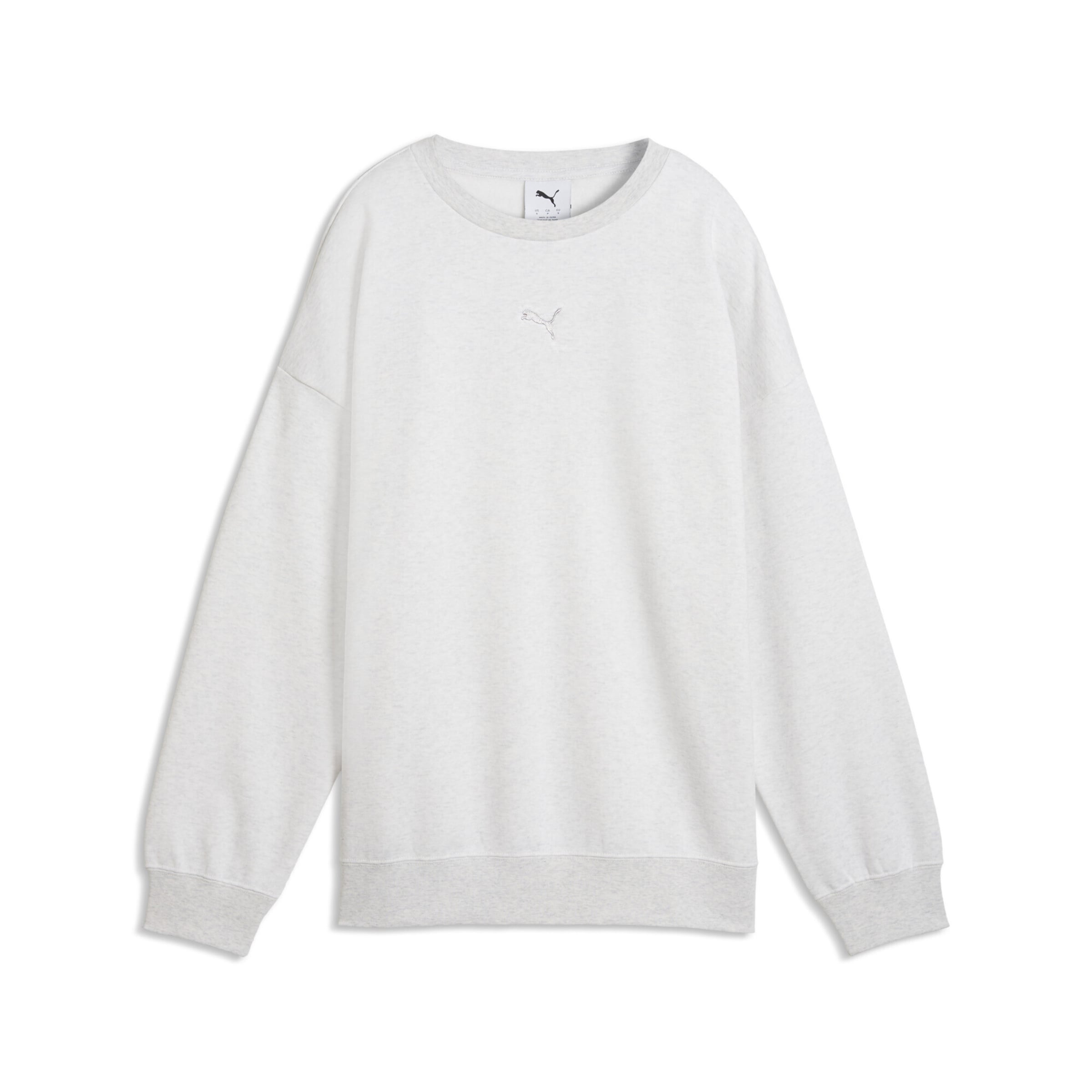 PUMA Sweatshirt 'Essentials' in Weiß: Vorderseite