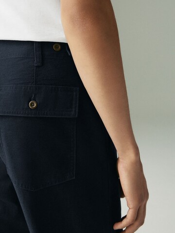 Next Loosefit Byxa 'Workwear-Style' i blå