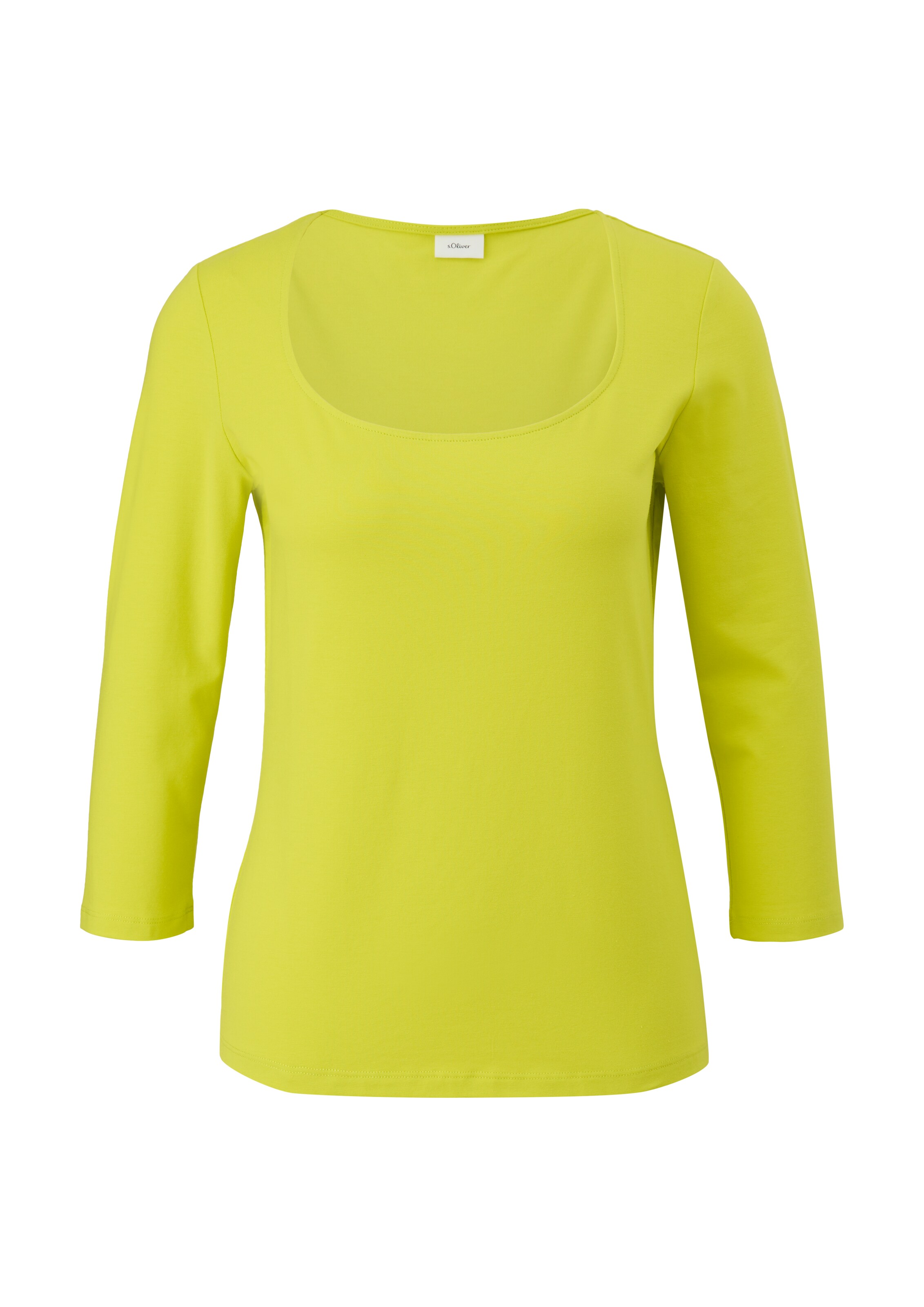 s.Oliver BLACK LABEL Shirt in Geel: voorkant