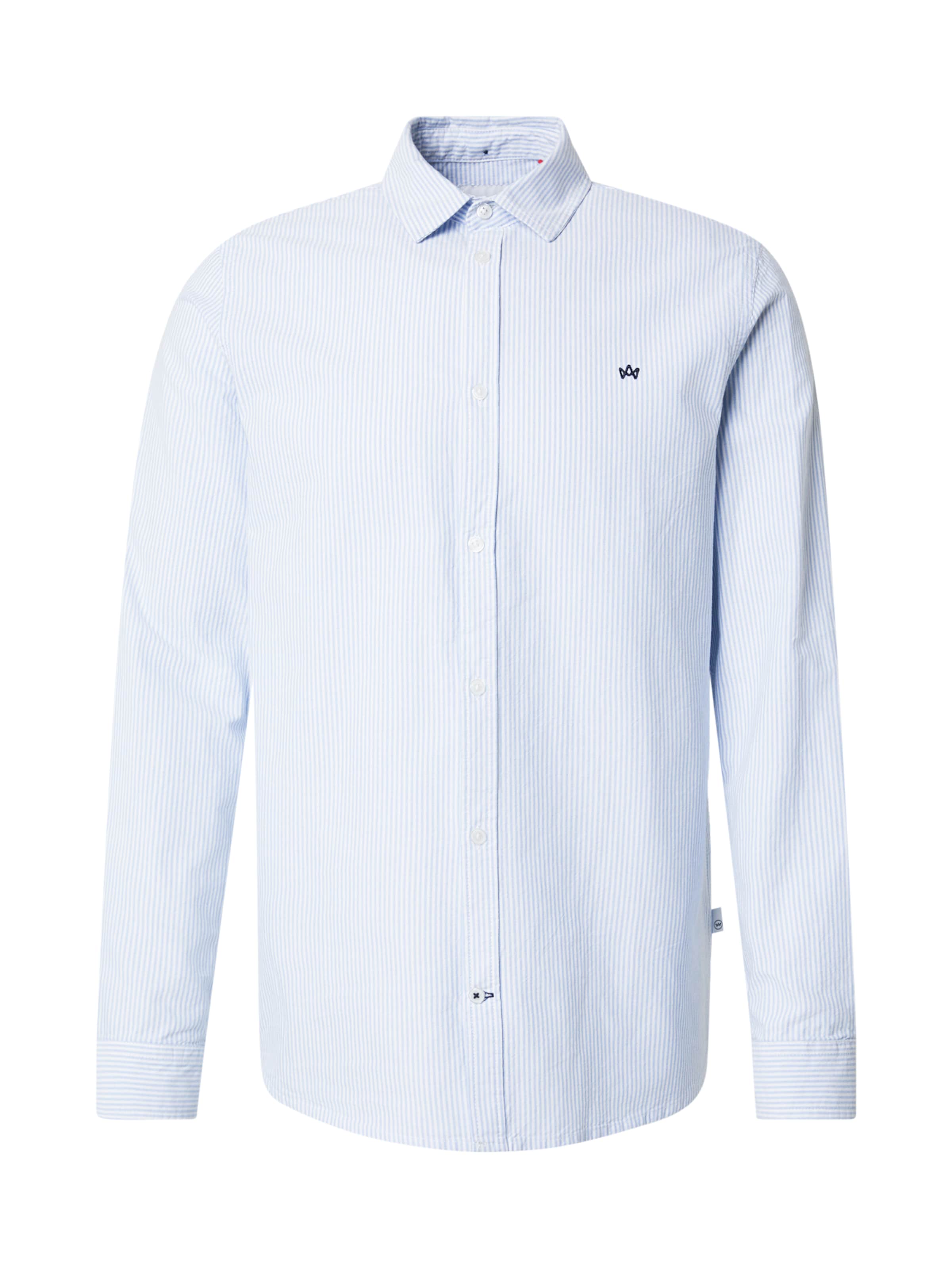 Kronstadt Средняя посадка Рубашка 'Clooney' в Синий: спереди