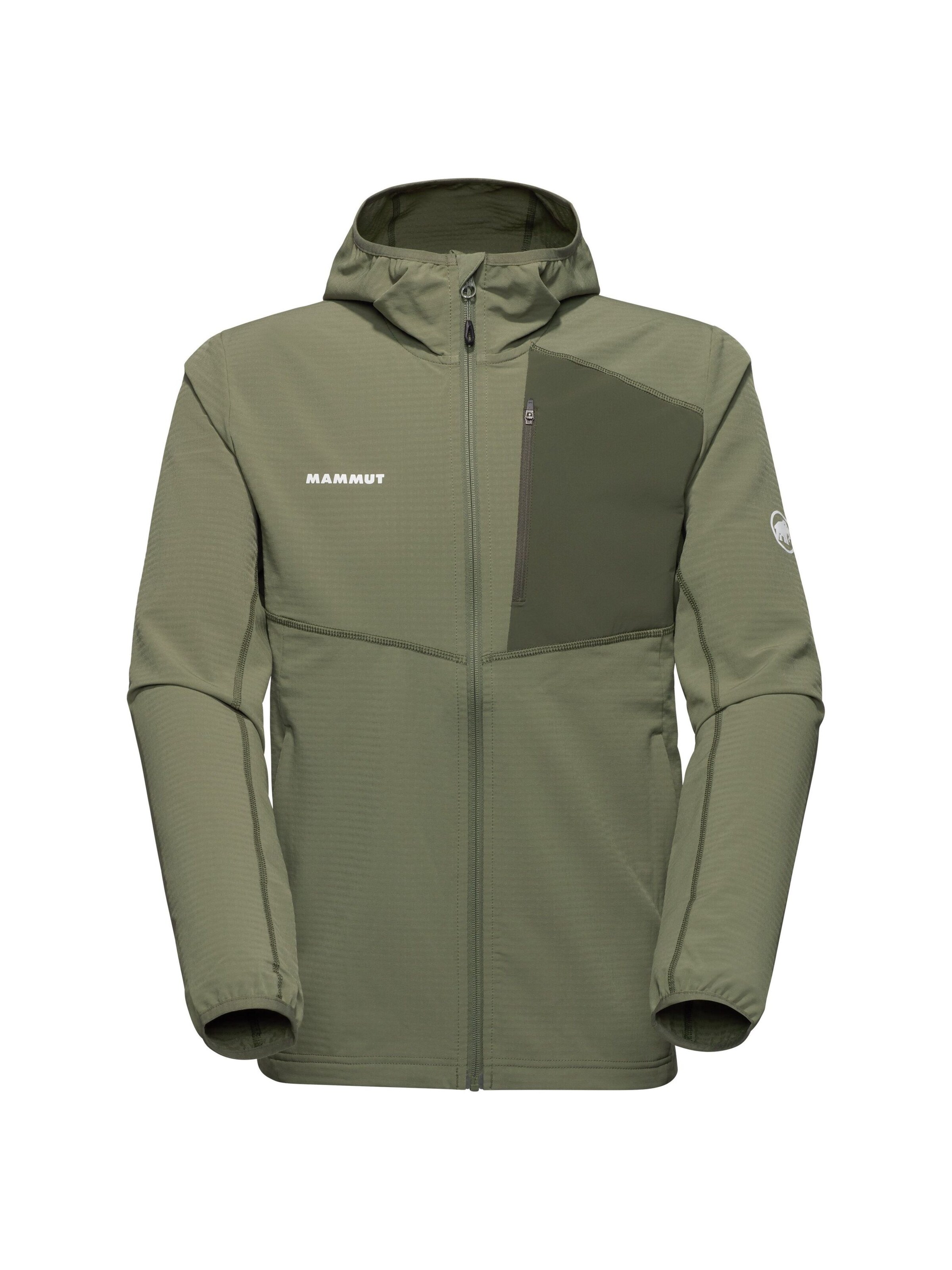 MAMMUT Funktionsjacke ‘Madris Light’ in Grün: Vorderseite