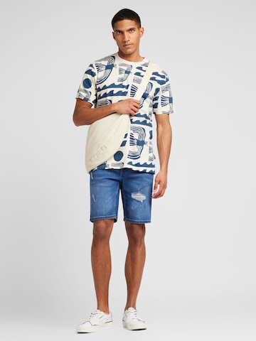 Only & Sons Regular Shorts 'LOOM' in Blau