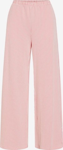 Wide leg Pantaloni di VILA in rosso: frontale