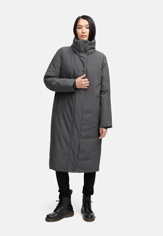 Cappotto invernale 'Traumblüte 14' di NAVAHOO in grigio: frontale