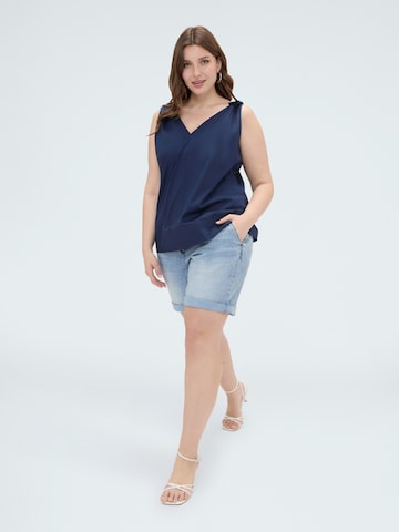 Top di Fiorella Rubino in blu