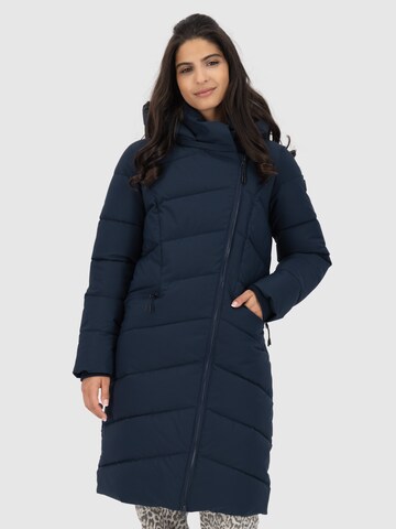 Manteau d’hiver 'NimaAK' Alife and Kickin en bleu : devant