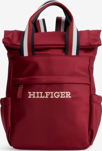 TOMMY HILFIGER Backpack in Red: front