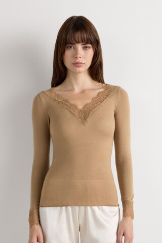 INTIMISSIMI Shirt 'Ultralight' in Braun: Vorderseite