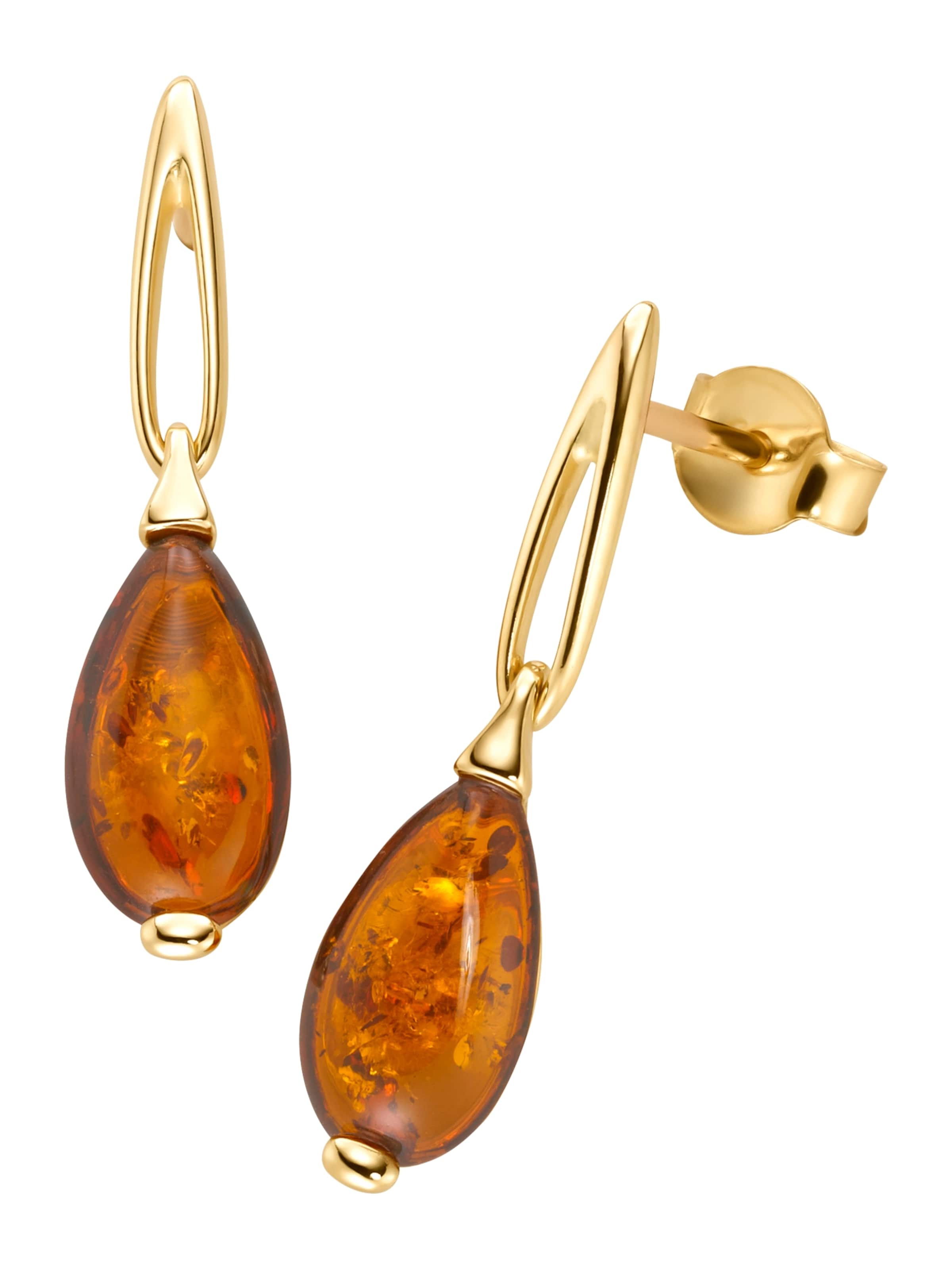 Luigi Merano Ohrhänger in Gold: Vorderseite