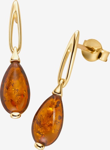Boucles d'oreilles Luigi Merano en or : devant