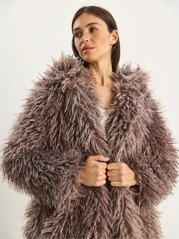 Bianco Lucci Wintermantel in Bruin