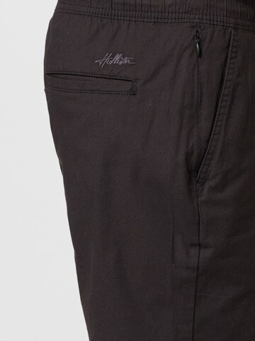 Regular Pantalon 'METEORITE' HOLLISTER en noir