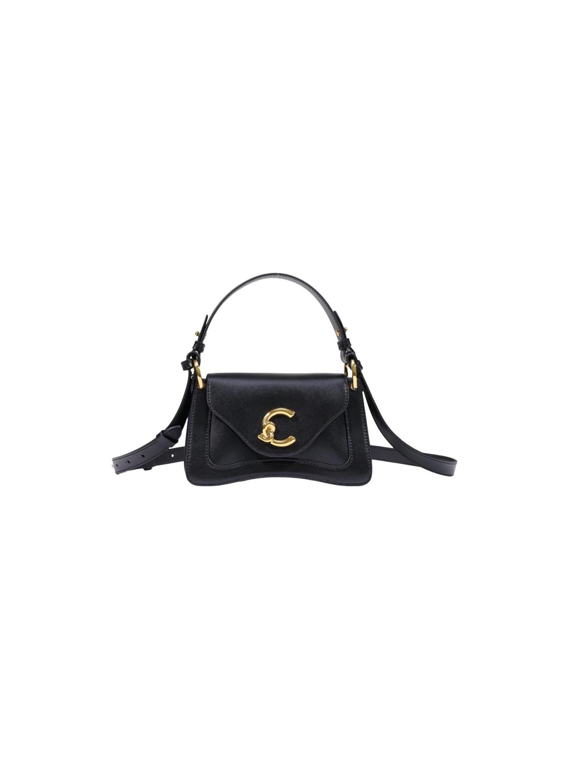 Coccinelle - Bolso de hombro 'COCCINELLE C-ME CALF E1 SSK 18 04 21' en negro: frente