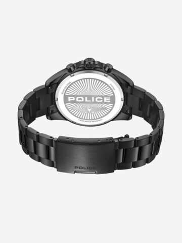 POLICE Analoog horloge 'Burbank' in Zwart