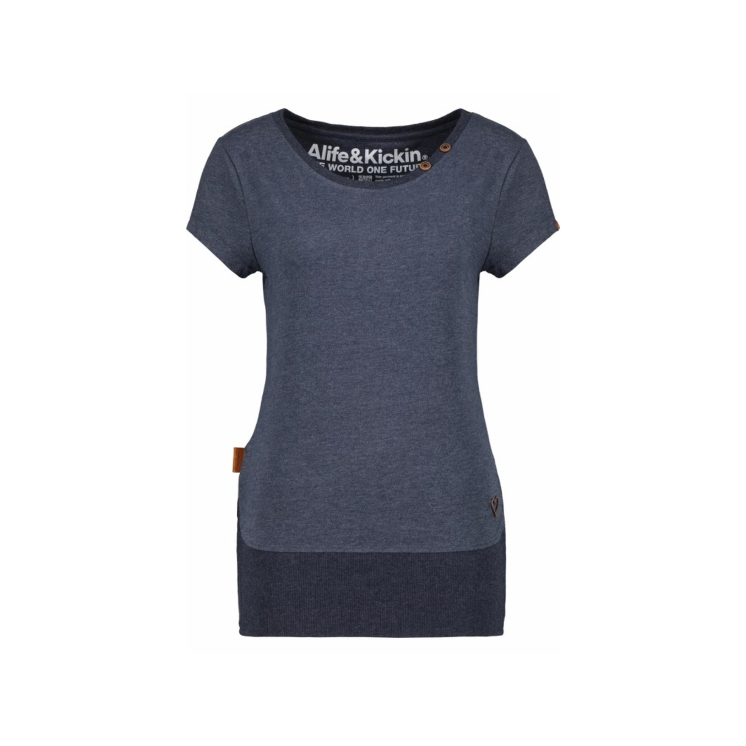 alife & kickin Shirt in Blau: Vorderseite