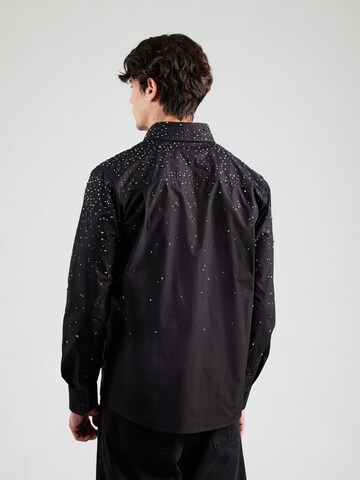 Coupe regular Chemise Karl Lagerfeld en noir : derrière