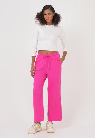 FRESHLIONS Loose fit Trousers 'Mila' in Pink