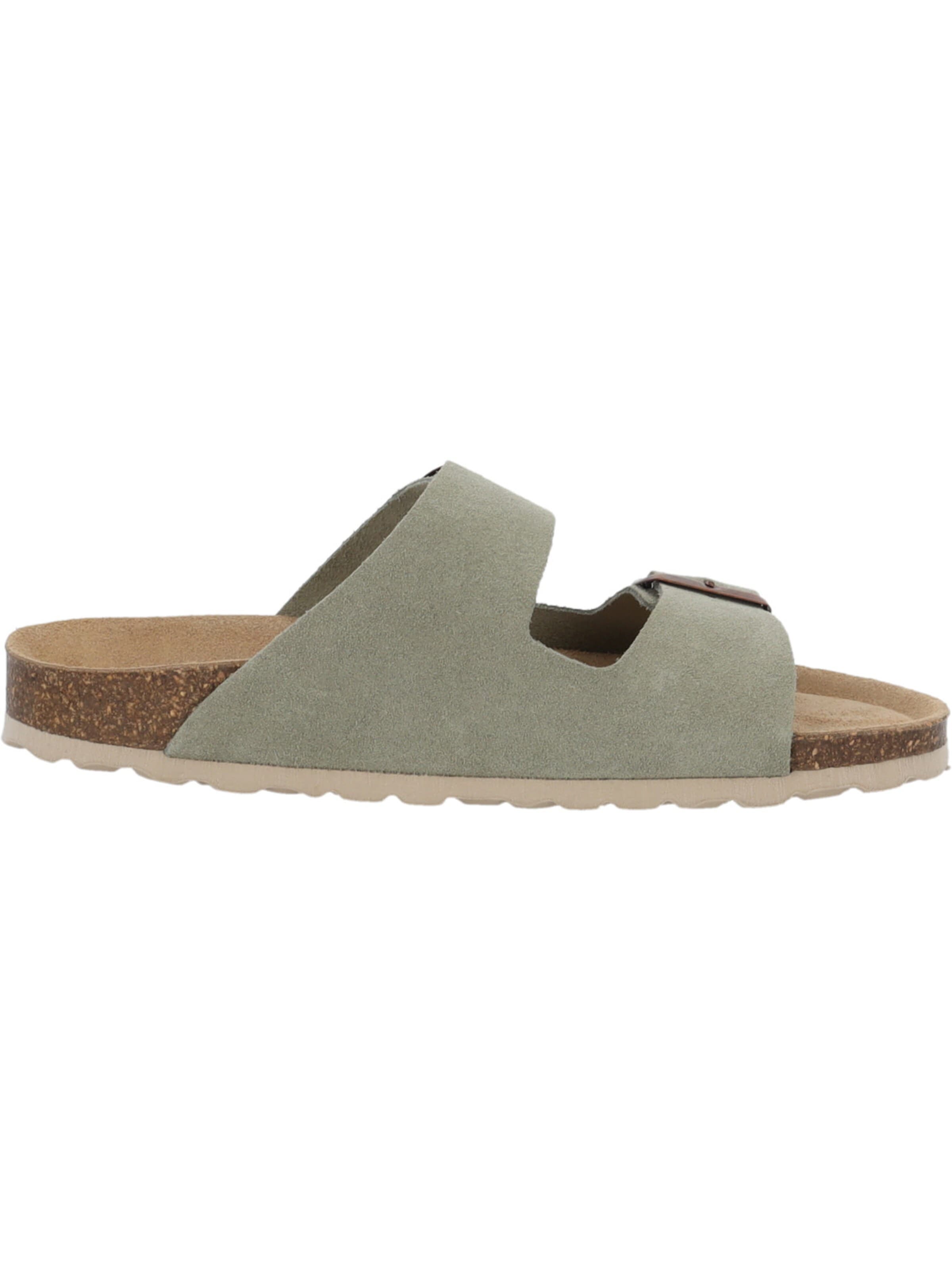 Palado Pantolette 'Palado Korfu Suede Premium Leather'‌‌‌‌‌‌‌‌‌‌ in Grün