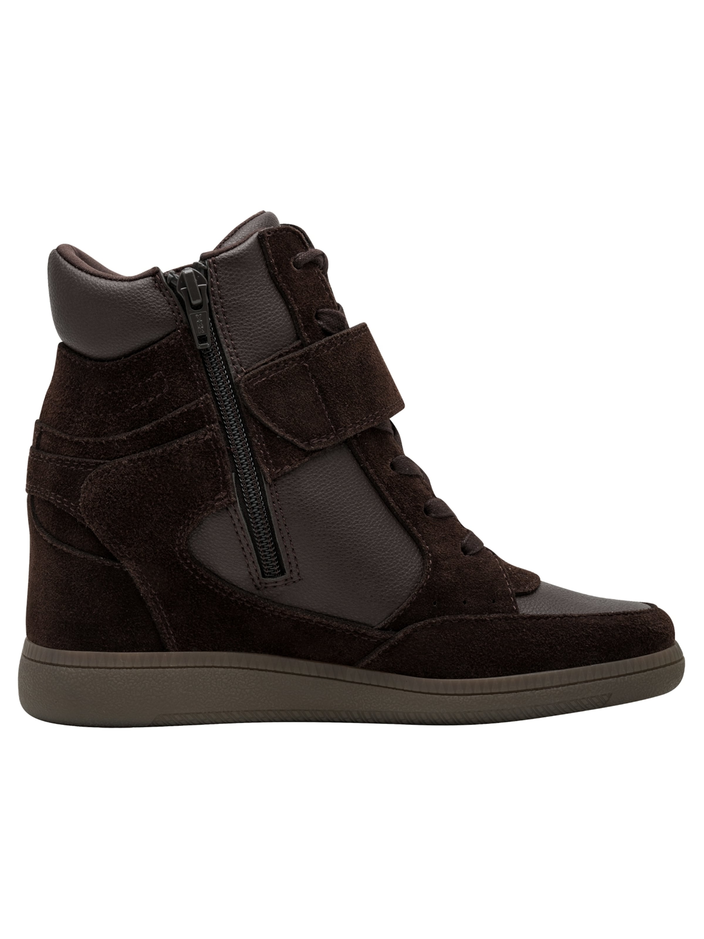 Baskets hautes Tamaris en marron