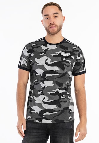 T-Shirt 'Gunnista' LONSDALE en gris : devant