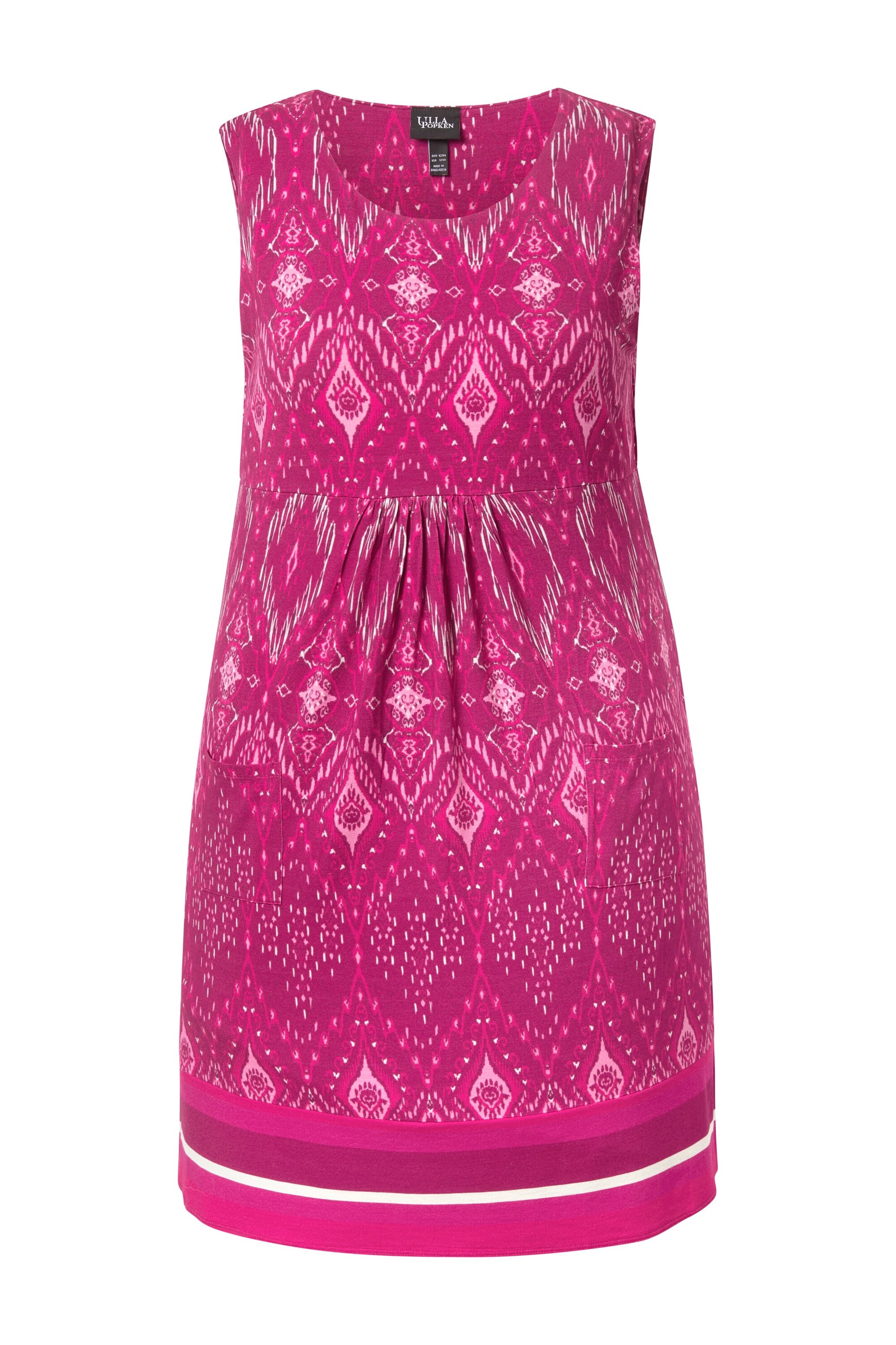 Ulla Popken Kleid in weinrot, Produktansicht