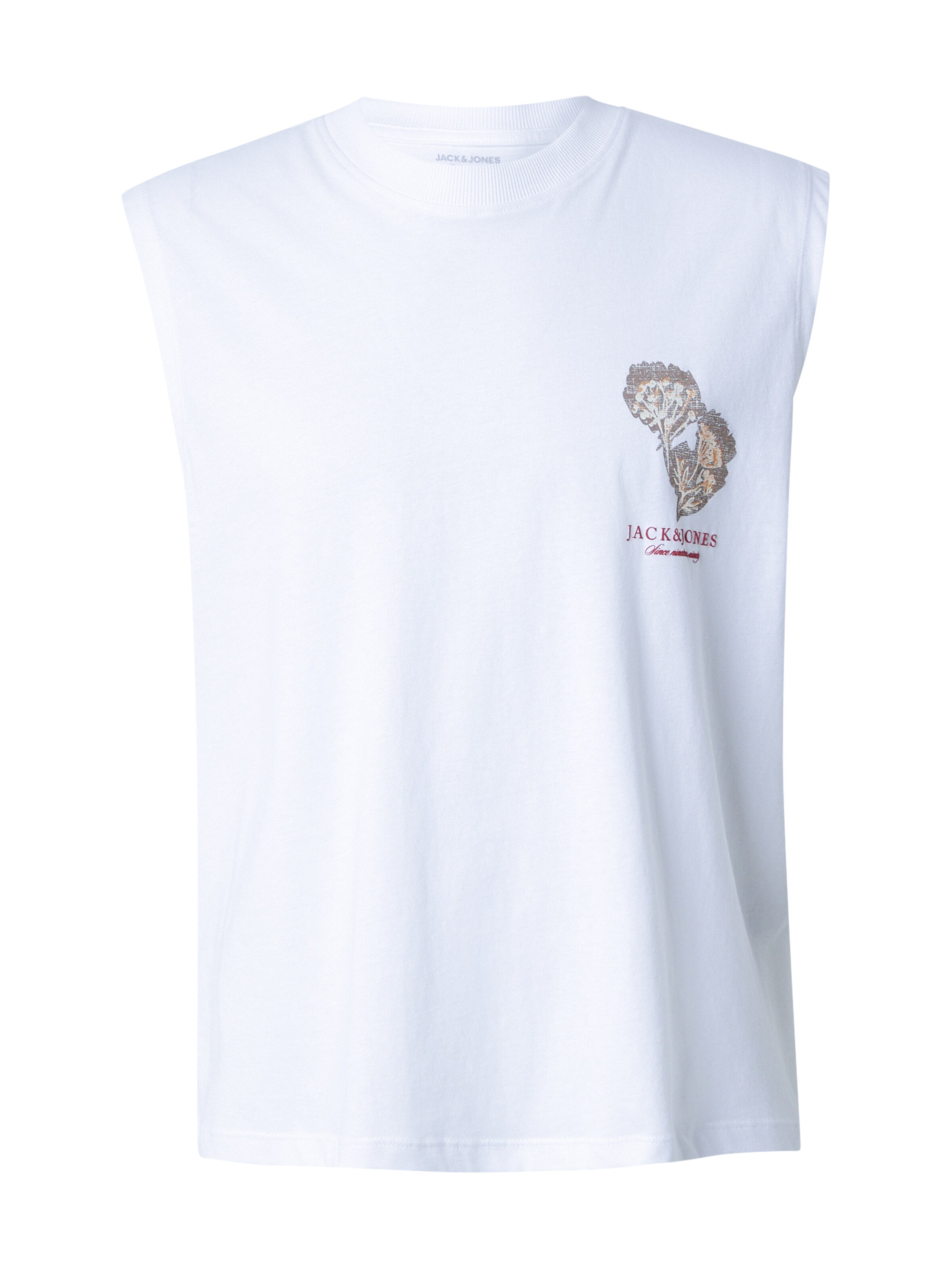 JACK & JONES Shirt 'JORMONTAUK' in White: front