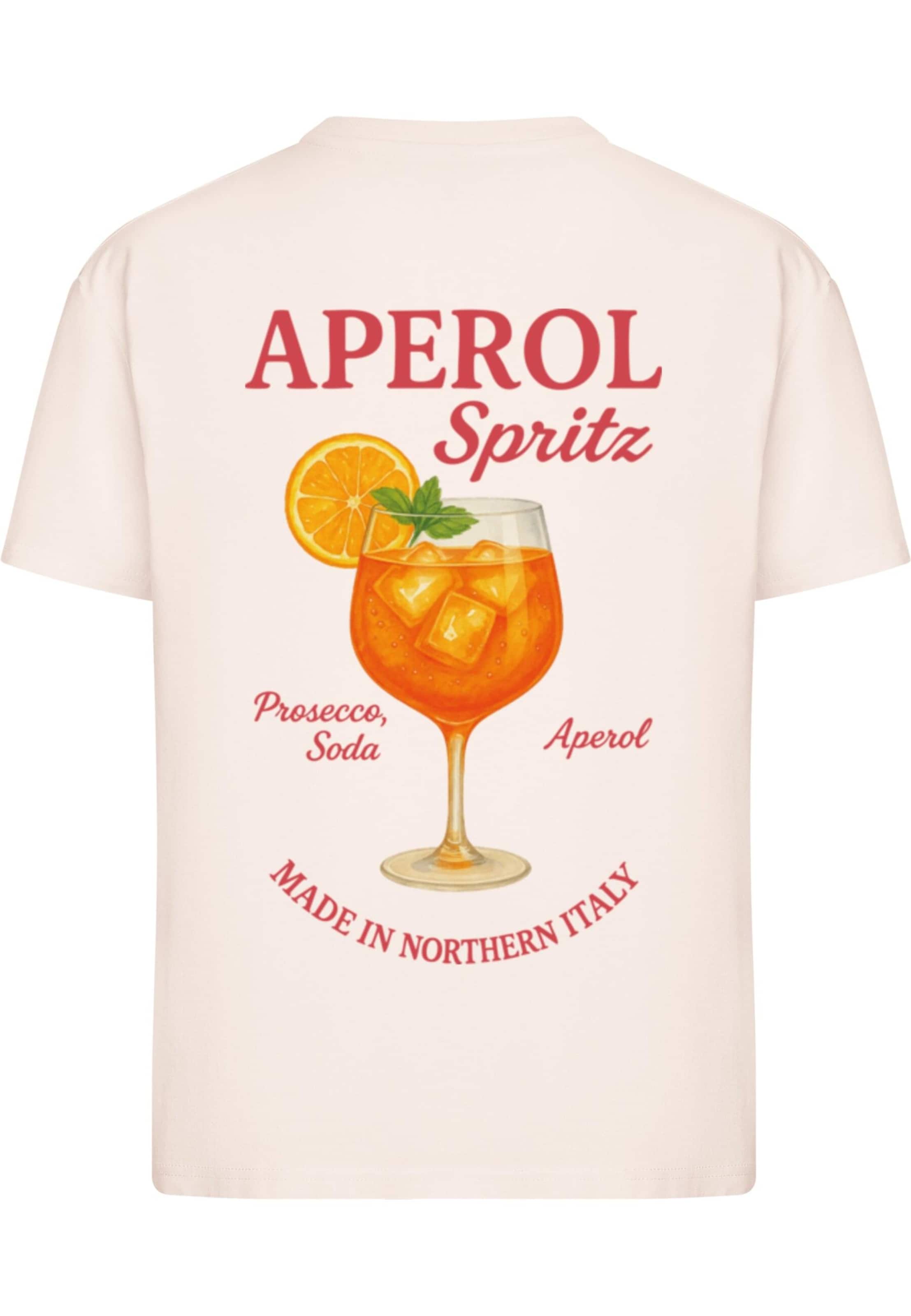 T-shirt 'Aperol Spritz' Merchcode en rose