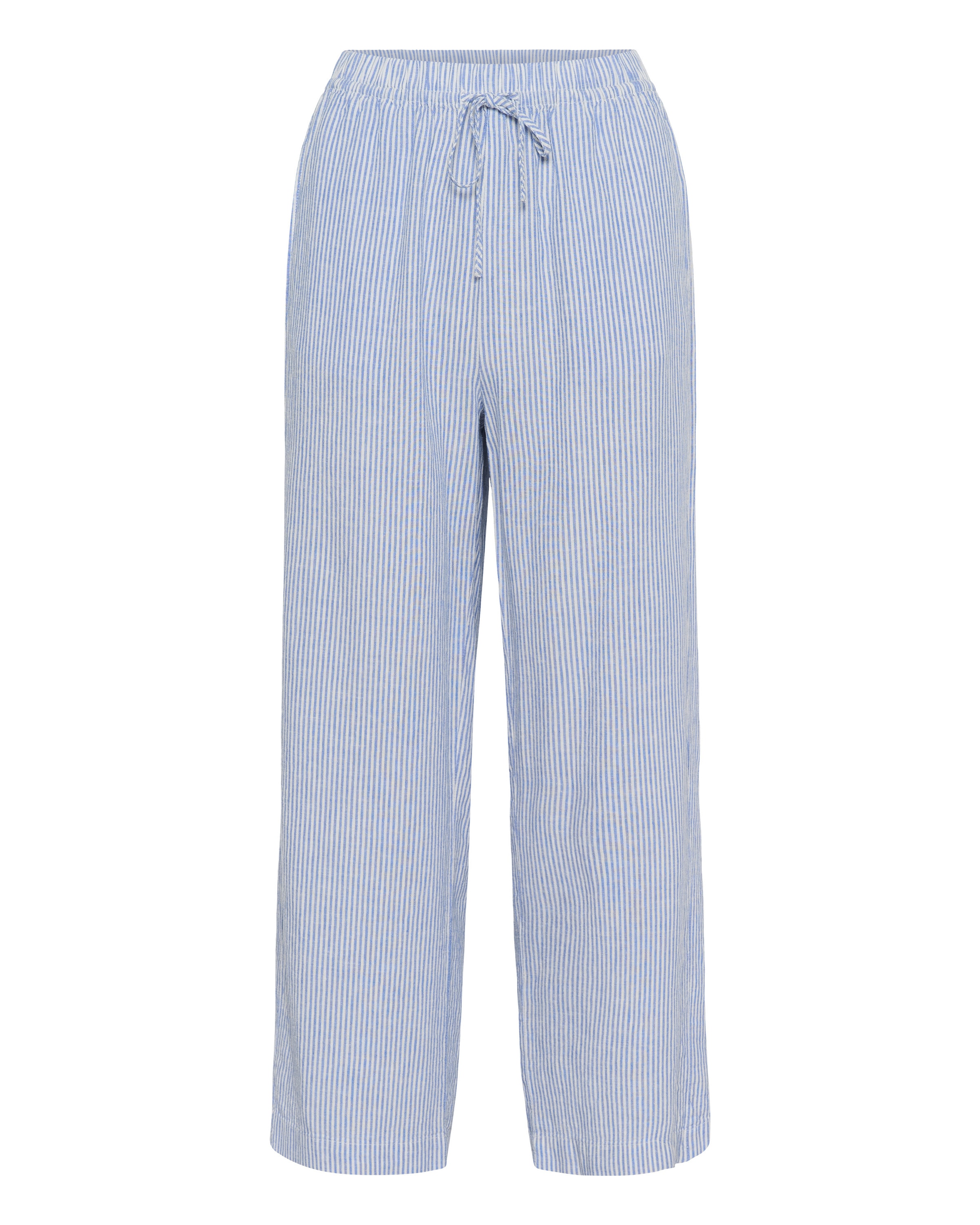 SOAKED IN LUXURY Trousers 'SLAria' in Blue: front