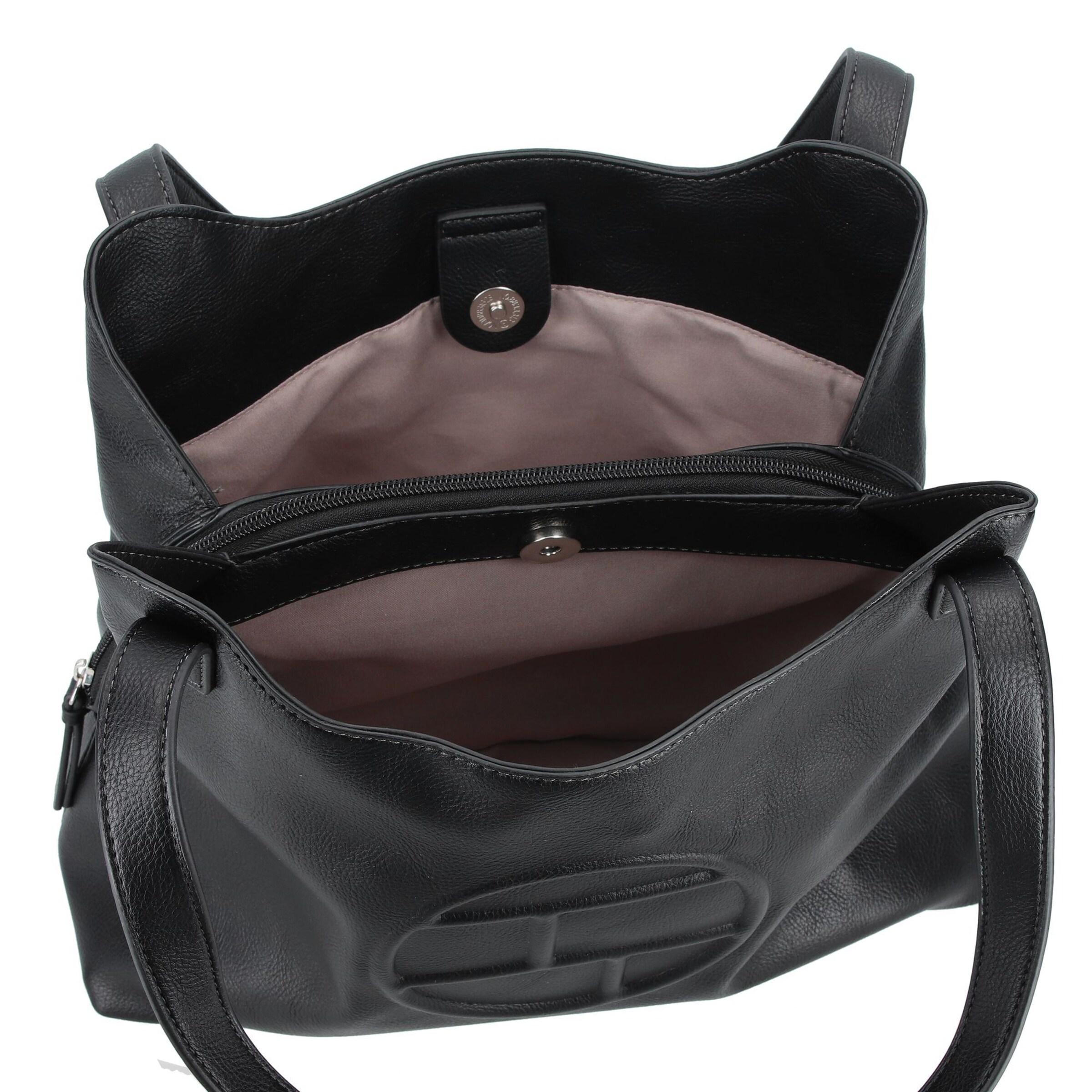 TOM TAILOR Schultertasche in Schwarz