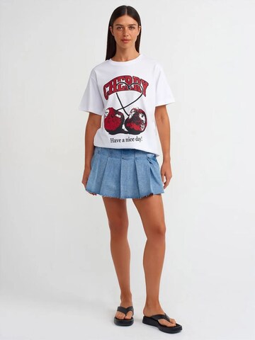 T-shirt 'T-Shirts' Dilvin en blanc