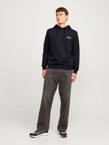 JACK & JONES Mikina 'JWHFERRIS' – černá