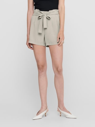 ONLY Regular Pleat-Front Pants 'NEW FLORENCE' in Beige: front