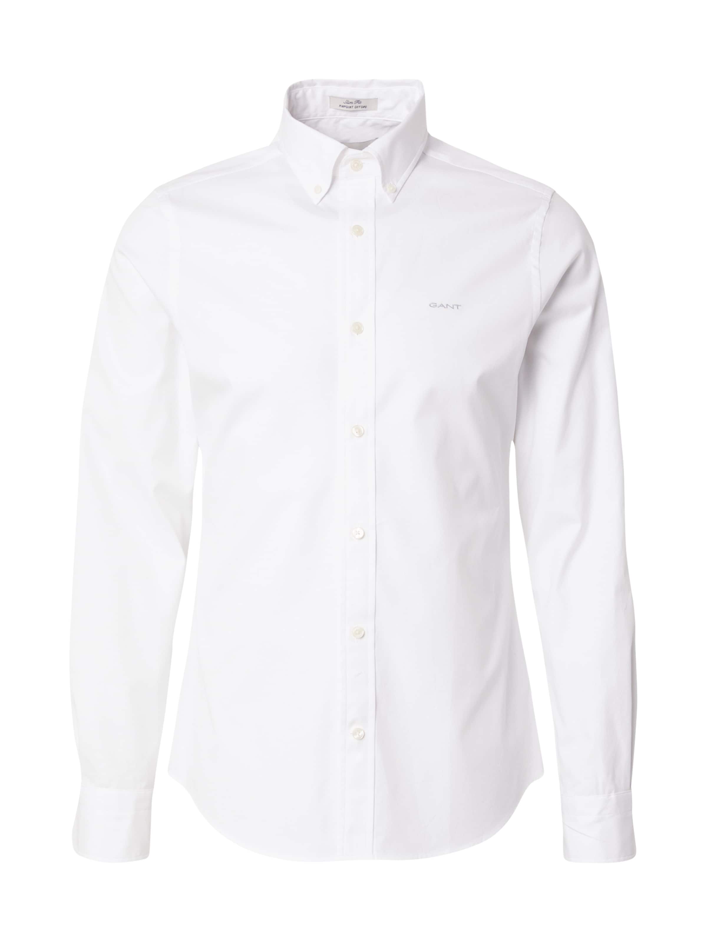 GANT Slim Fit Hemd in Weiß: Vorderseite