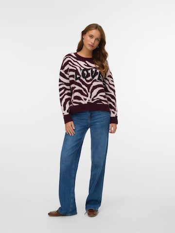 Pulover 'VMNEWKAI' de la VERO MODA pe roșu