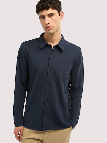 Trussardi Regular fit Button Up Shirt in Blue